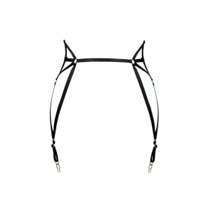 Hubrendy Beru Çok Seksi Lastik Jartiyer Harness - Brf153