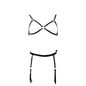 Hubrendy Beru Deri Jartiyer Takım Harness - Brf228
