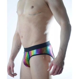 Hubrendy Beru Erkek Fantezi Renkli Jockstrap