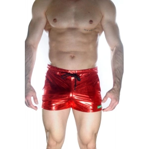 Hubrendy Beru Erkek Kırmızı Lame Short