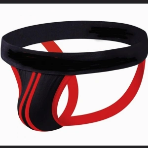 Hubrendy Beru Erkek  Kırmızı Şeritli Jockstrap