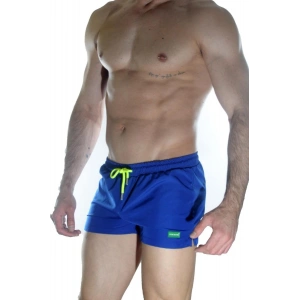 Hubrendy Beru Erkek Mavi Mini Mayo Short