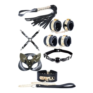 Hubrendy Beru Gold Detaylı Fantezi Set