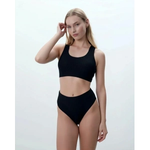 Hubrendy Beru Kadın Transparan Dantel İşlemeli Göğüs Dekolteli Body