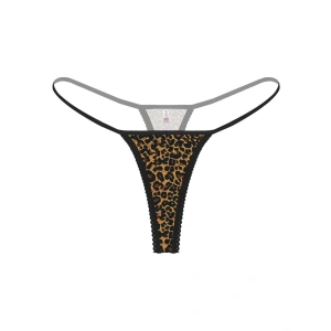 Hubrendy Beru  Leopar Desenli Kadın Fantezi String