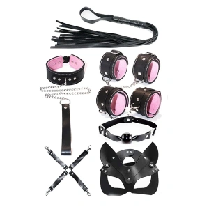 Hubrendy Beru Maskeli Fantezi Set (7 Parçalı)