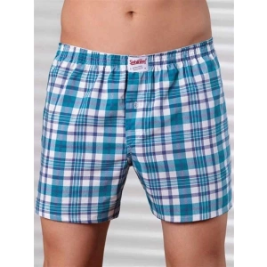 Hubrendy Beru Şahinler Ekose Boxer Desenli E090