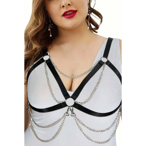 Hubrendy Beru Seksi Lastik Göğüs Harness - Brf799
