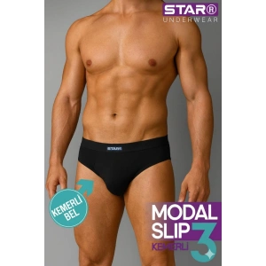Hubrendy Beru Star 109 Erkek  3lü Modal Slip