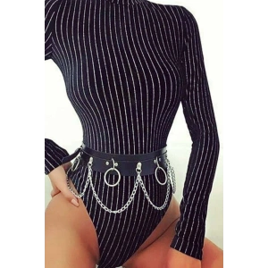 Hubrendy Beru Zincirli Bel Üzeri Şık Harness Brf639