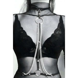 Hubrendy Beru Zincirli Şık Choker - Brf426