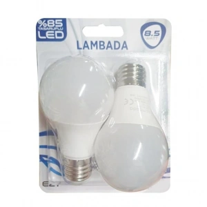 Hubrendy Bez 8,5W 2Li Beyaz Led Ampül