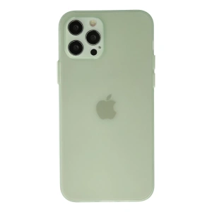 Hubrendy Bez Apple iPhone 12 Pro Max Kılıf Puma Silikon - Açık Yeşil