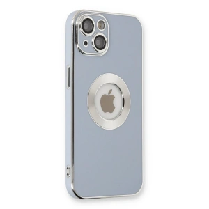 Hubrendy Bez Apple iPhone 14 Plus Kılıf Store Silikon - Sierra Blue