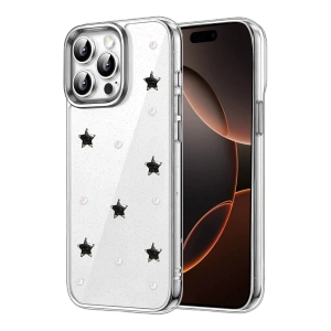 Hubrendy Bez Apple iPhone 15 Pro Max Fiyonk Desenli Kapak - Desen 7