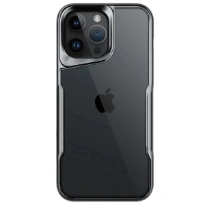 Hubrendy Bez Apple iPhone 15 Pro Max Kılıf Boyi Silikon Kapak - Titan Gri