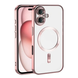 Hubrendy Bez Apple iPhone 17 Kross Magneticsafe Kapak - Rose