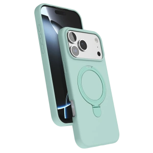 Hubrendy Bez Apple iPhone 17 Pro Max Regal Magsafe Standlı Kapak - Su Yeşili