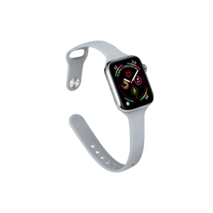 Hubrendy Bez Apple Watch 38mm Klasik Kordon - Açık Gri