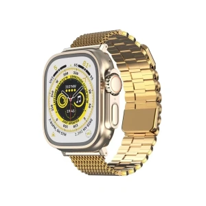 Hubrendy Bez Apple Watch 42mm Ascend Metal Kordon - Gold