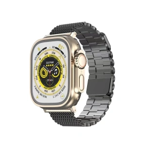Hubrendy Bez Apple Watch 42mm Ascend Metal Kordon - Gri