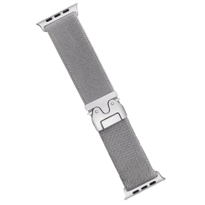 Hubrendy Bez Apple Watch 42mm Forest Kumaş Kordon - Titan Gri