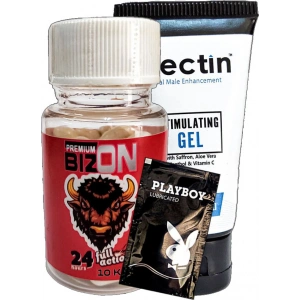 Hubrendy Bez Bizon Erkeklere Full Action 10lu Kapsül + Erectin Krem + Lubricated