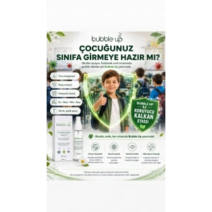 Hubrendy Bez Bubble Up Okul ve Ev İçin Ortam ve Tekstil Spreyi 50 ml