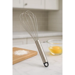 Hubrendy Bez Çelik Büyük Yumurta Çırpıcı 32 cm