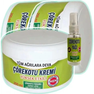 Hubrendy Bez Çörek Otu Bakım Kremi 3X200 Ml+30 ml Çörek Otu Yağı ile