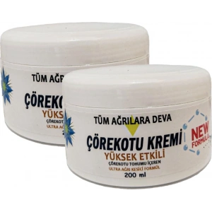 Hubrendy Bez Çörek Otu Kremi White Box 200 ml Kremi 2 Adet