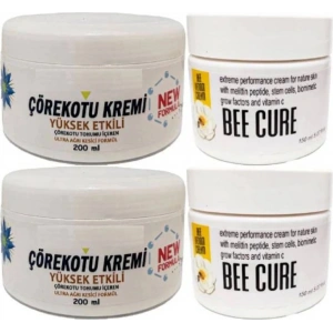 Hubrendy Bez Çörek Otu Kremi Xl Boy Krem 2X200 Ml+Bee Cure Krem 2X150 ml