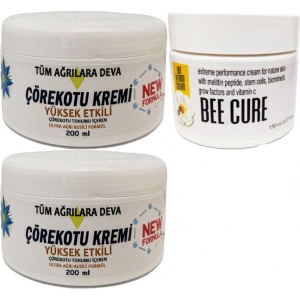 Hubrendy Bez Çörekotu Çörek Otu Kremi White Box 2 Adet 200 ml + Beecure Krem 150 ml / Krem Seti