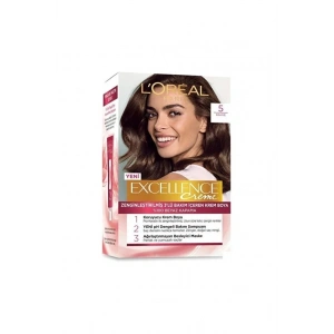 Hubrendy Bez Excellence Saç Boyası - 5 Kahve