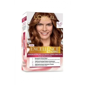 Hubrendy Bez Excellence Saç Boyası - 6/41 Fındık Kahve