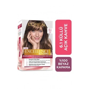 Hubrendy Bez Excellence Saç Boyası - Küllü Açık Kahve 6.1