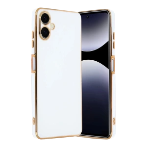 Hubrendy Bez Samsung Galaxy A07 4G Volet Silikon - Beyaz