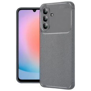 Hubrendy Bez Samsung Galaxy A57 5G Auto Focus Karbon Kapak - Gri