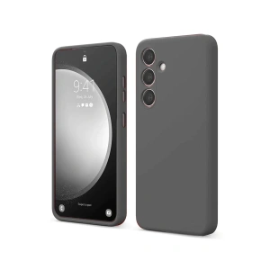 Hubrendy Bez Samsung Galaxy S24 FE Kılıf First Silikon - Gri
