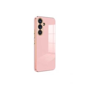 Hubrendy Bez Samsung Galaxy S24 FE Kılıf Volet Silikon - Pembe