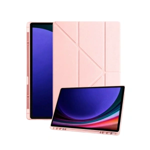 Hubrendy Bez Galaxy Tab A11 Kalemlikli Mars Tablet Kılıfı - Rose Gold