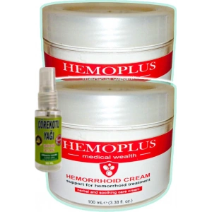 Hubrendy Bez Hemoplus Krem 100 ml x 2 adet + Çörek Otu Yağı 30 ml