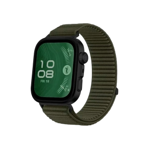 Hubrendy Bez Huawei Fit 4 Braid Kordon - Koyu Yeşil