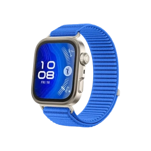 Hubrendy Bez Huawei Fit 4 Braid Kordon - Mavi