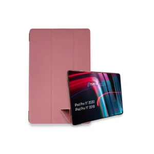 Hubrendy Bez Huawei Honor Pad 8 12 Kılıf Tablet Smart Kılıf - Pembe