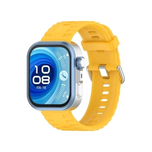Hubrendy Bez Huawei Watch Fit 3 Klasik Kordon - Sarı