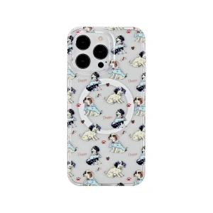 Hubrendy Bez iPhone 15 Pro Max Tanya Magsafe Kapak - Desen 3