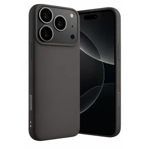 Hubrendy Bez Apple iPhone 17 Pro Max Nano içi Kadife Silikon - Gri