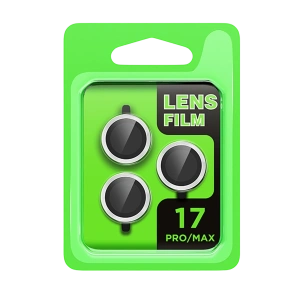 Hubrendy Bez Apple iPhone 17 Pro Raze Metal Kamera Lens - Gümüş