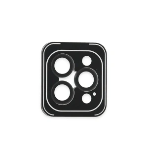 Hubrendy Bez Joko Apple iPhone 16 Pro Max PVD Metal Kamera Lens - Siyah